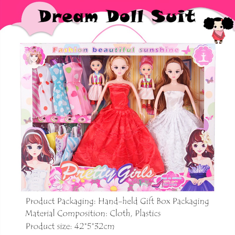 barbie doll wedding dress designer maker playset