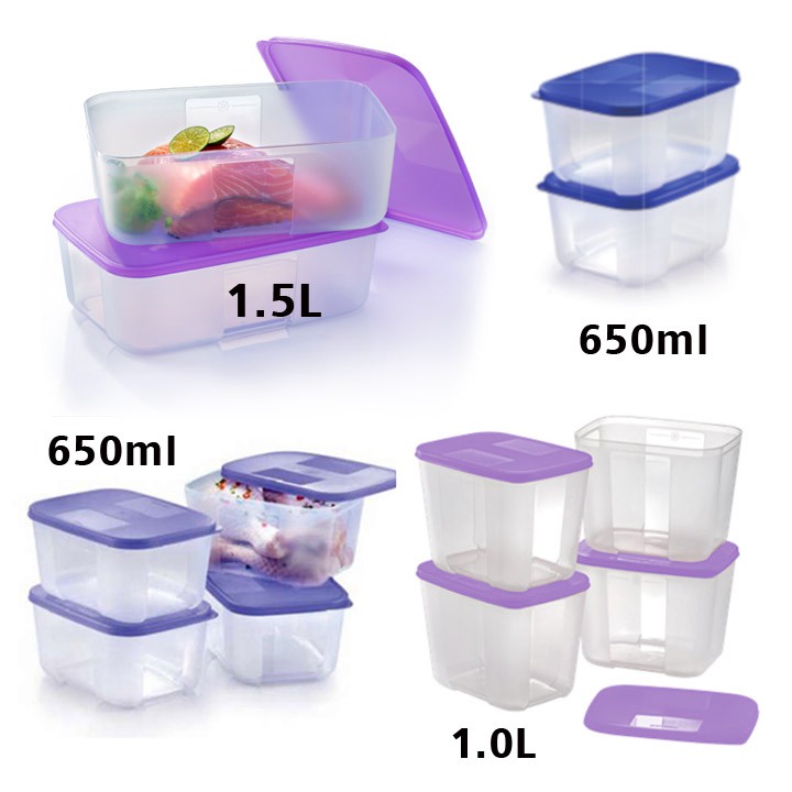 [Tupperware FreezerMate] Small ll 650ml / Small lll 1.0L / Medium II 1.5L / Medium I 550ml