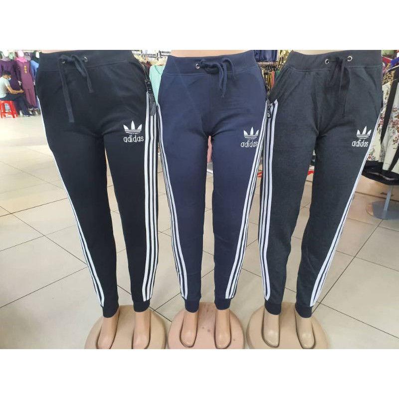seluar trek Adidas ladies wanita | Shopee Malaysia