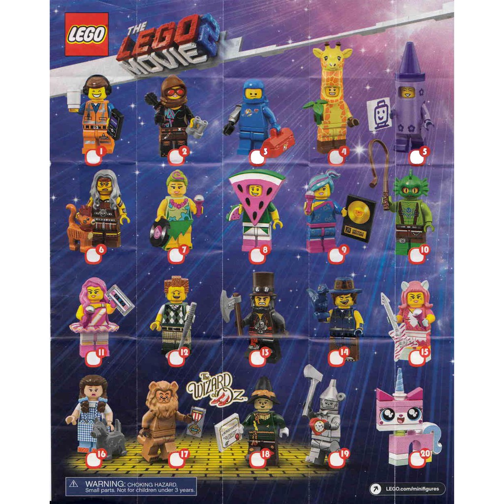 lego movie minifigures series 2