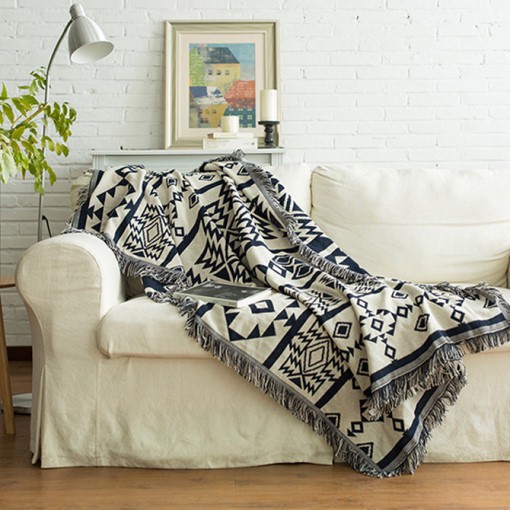 Nordic Cotton Blanket Throw Living room Sofa Bed (2 patterns) Shopee