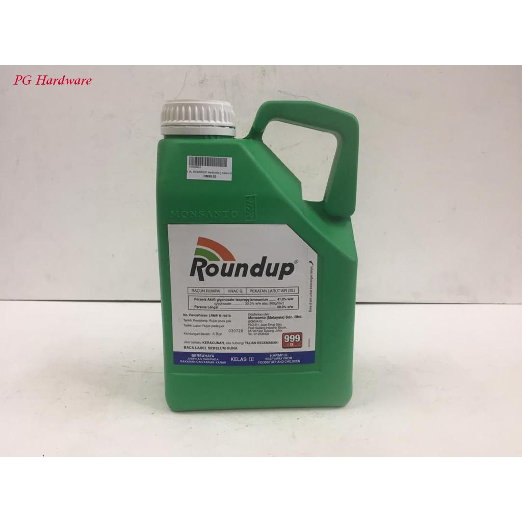 ROUNDUP Herbicide - 4L ( Kelas III ) | Shopee Malaysia