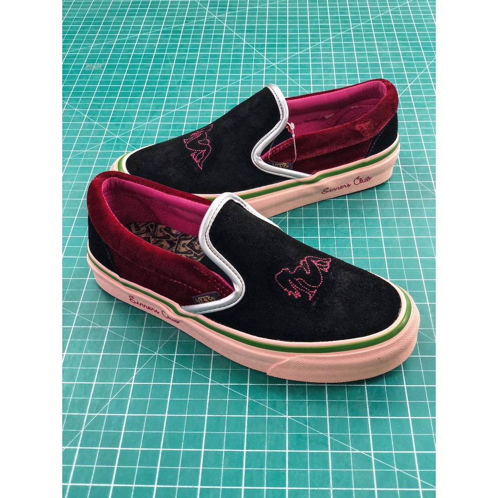 vans sinners club slip on