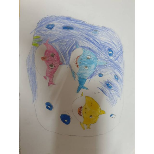 Kid Hand Drawing Lukisan Tangan Budak Shopee Malaysia