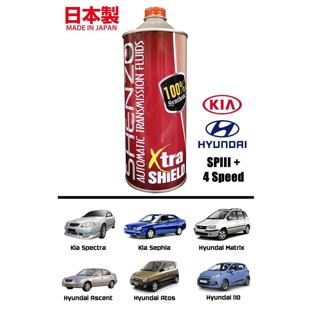 Hyundai Kia ATF SP-III SP3 - 4 Speed Shenzo Racing Oil High Performance ATF 4L