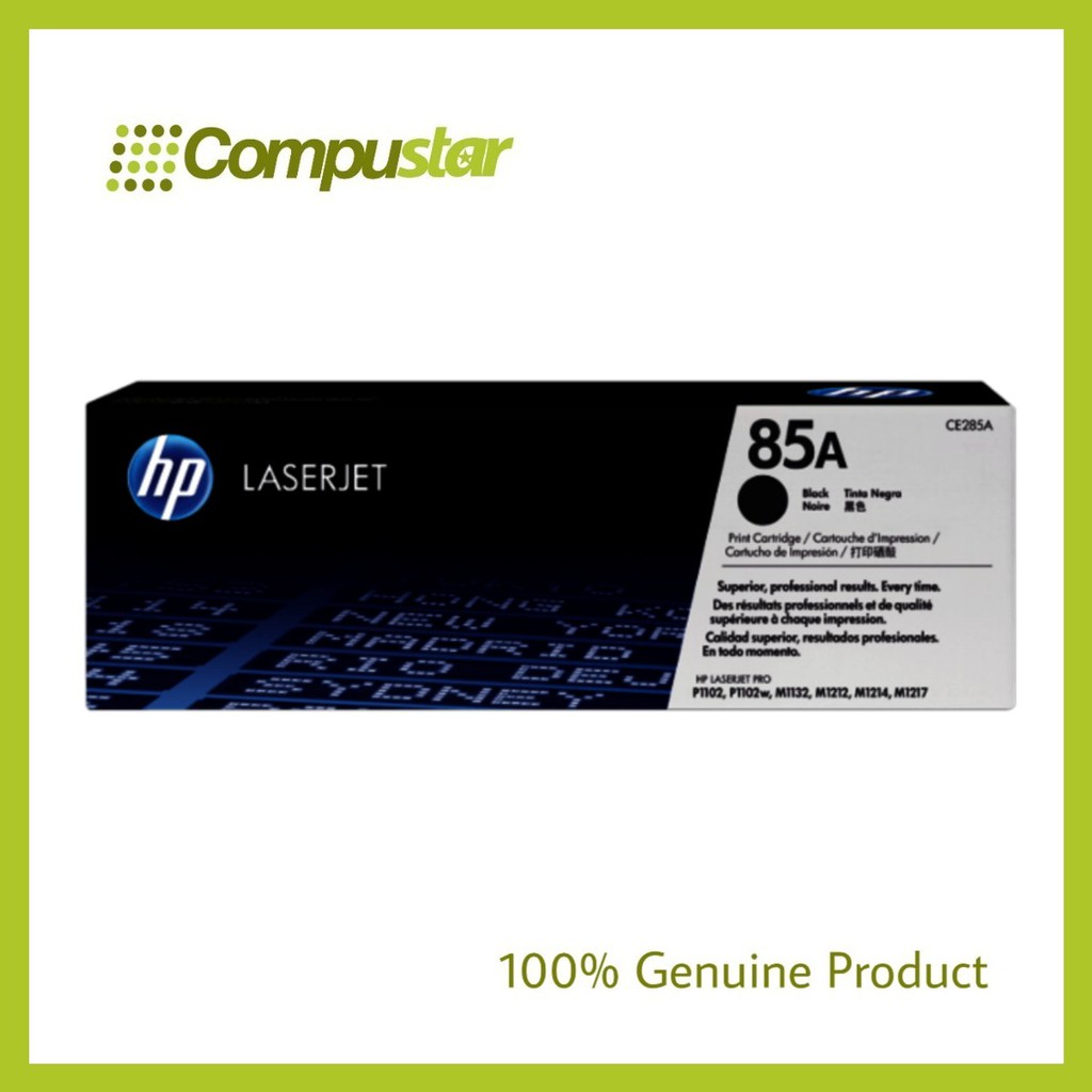 HP 85A Black Original Laserjet Toner Cartridge ( CE285A ) | Shopee Malaysia