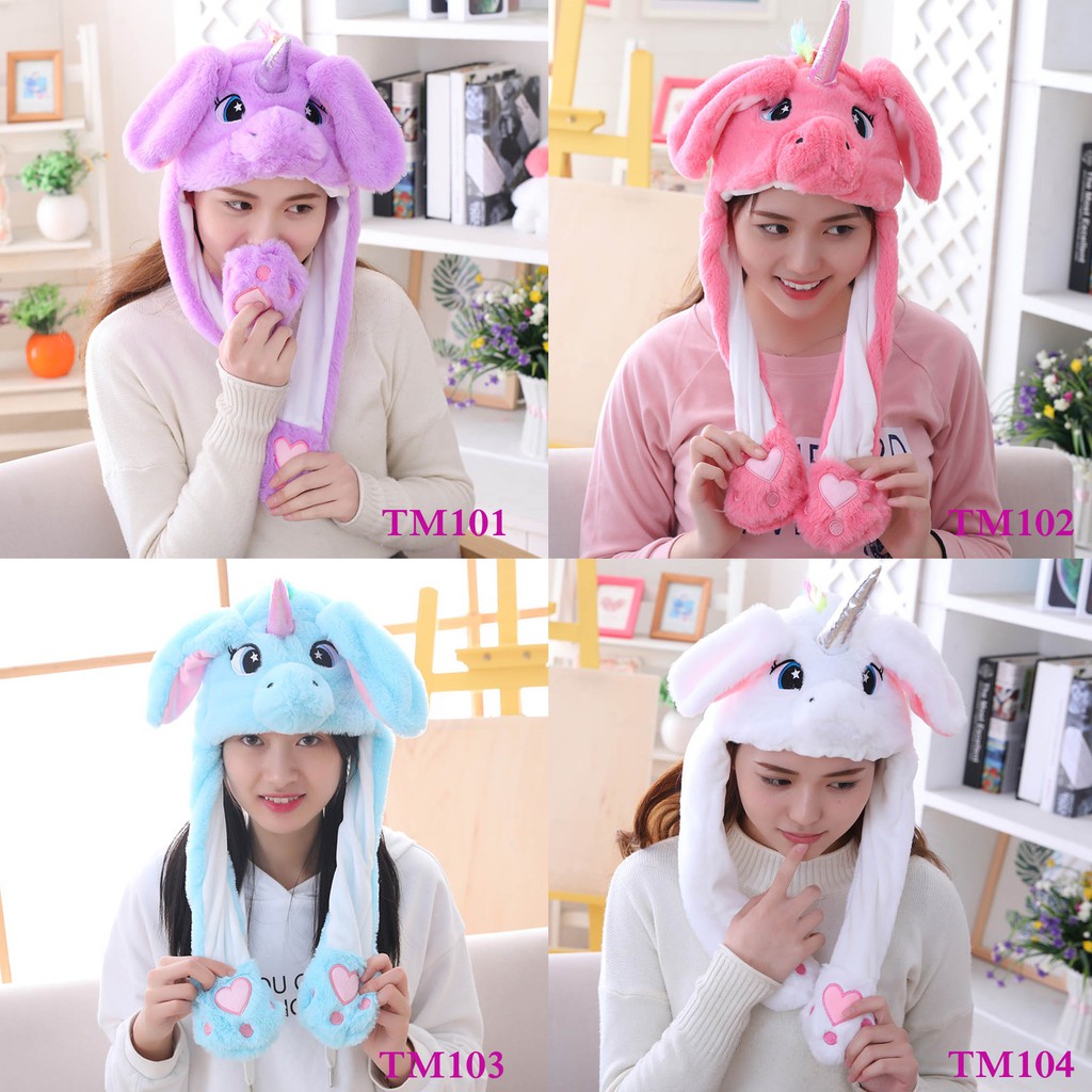 LED move hat, LED rabbit hat, Bunny topi, topi Unicorn, Pikachu, Rabbit,Gift  | Shopee Malaysia