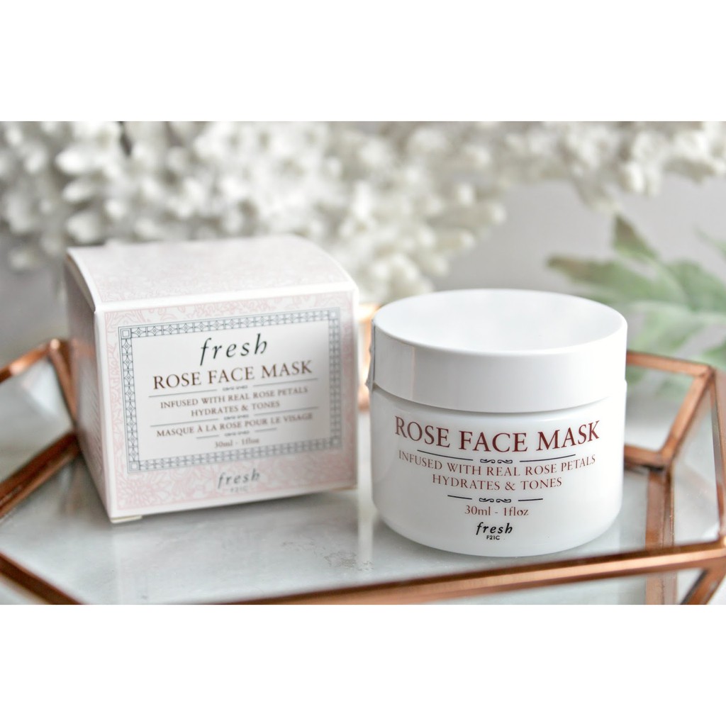 fresh rose face mask