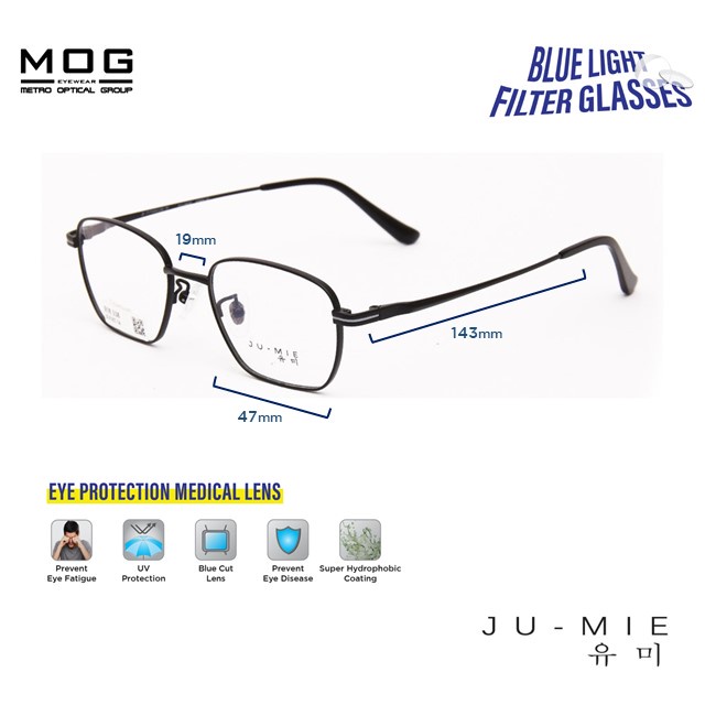 MOG JUMIE Blue Light Blocking Filter Light Weight INS Retro Style ...
