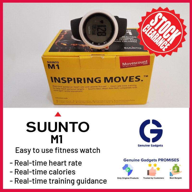SUUNTO M1 Black - Fitness Watch - [Original with Warranty] [CLEARANCE]  [Last Stock] | Shopee Malaysia
