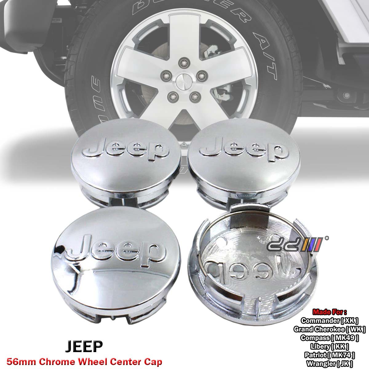 jeep cherokee wheel center cap