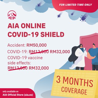 Buy AIA Online Covid-19 Shield Insurance Plan - 6 Months 