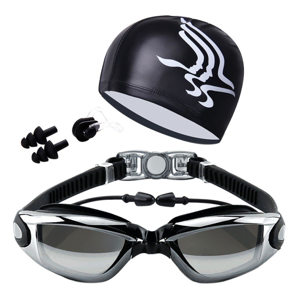 swimming glasses with nose