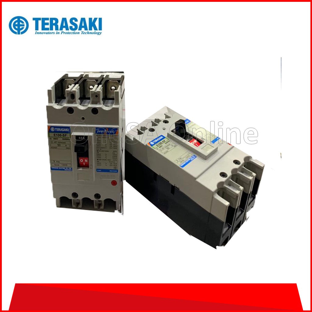 Electrical Equipment TERASAKI MOULDED CASE CIRCUIT BREAKER (MCCB) (E100SF3P) 3POLE 10KA