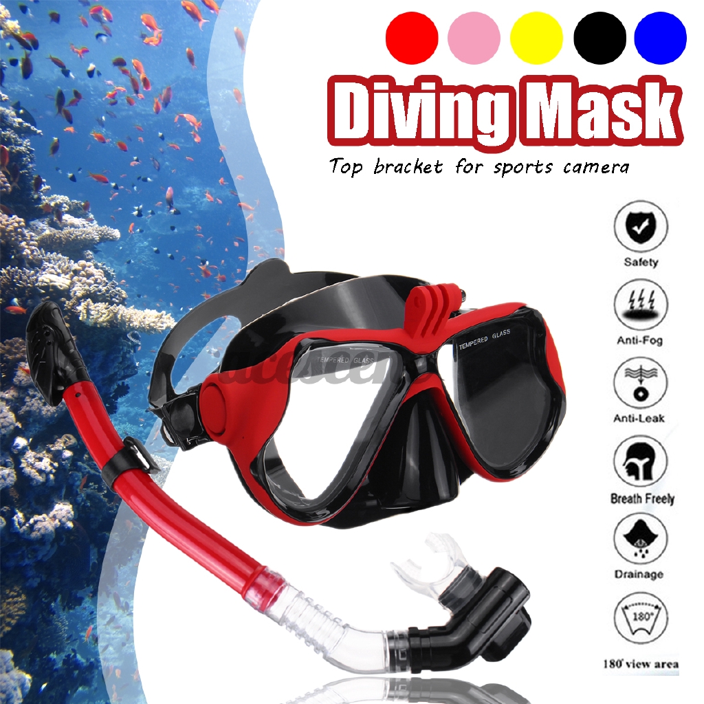 ACE Windrunner Full Face Diving Mask Snorkel Scuba Swimming Dry ...