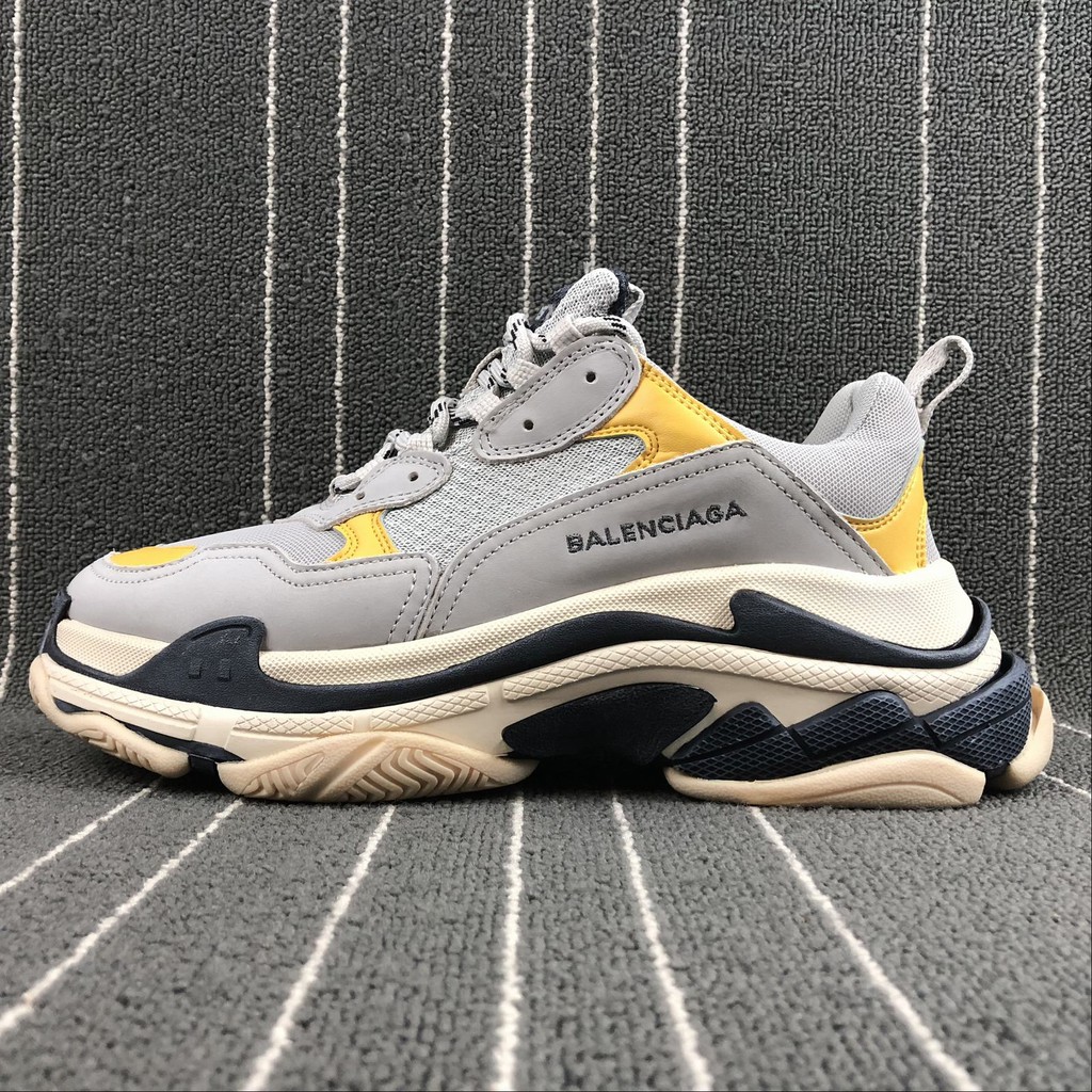 triple s grey yellow