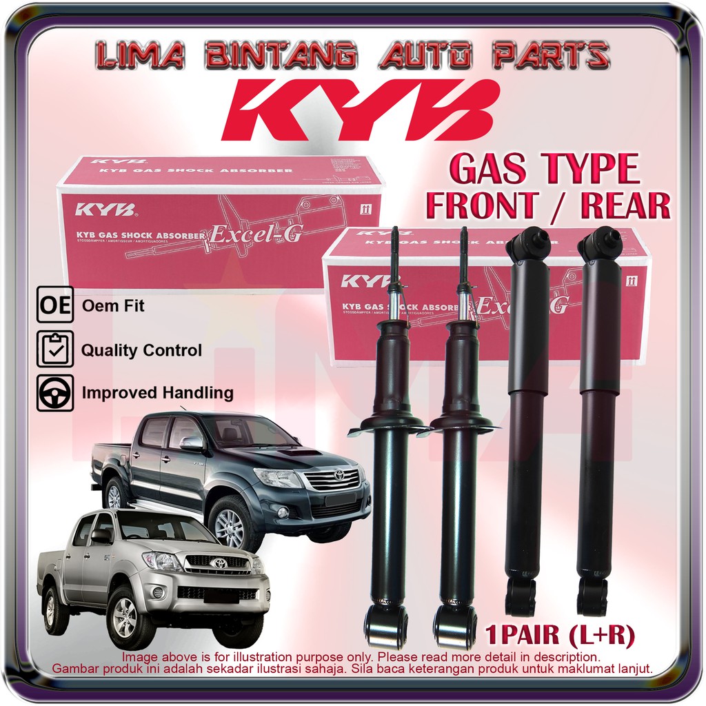 Genuine Toyota Hilux Front Shock Absorber Bolt & Nut Set For KUN15 KUN16 KUN25 KUN26 KUN35