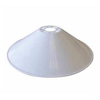 white plastic ceiling light shades