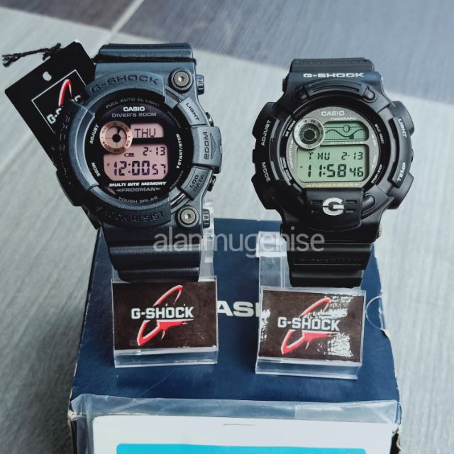 Casio Gshock Frogman...GW 200 Men In Rusty Black New Old Stock