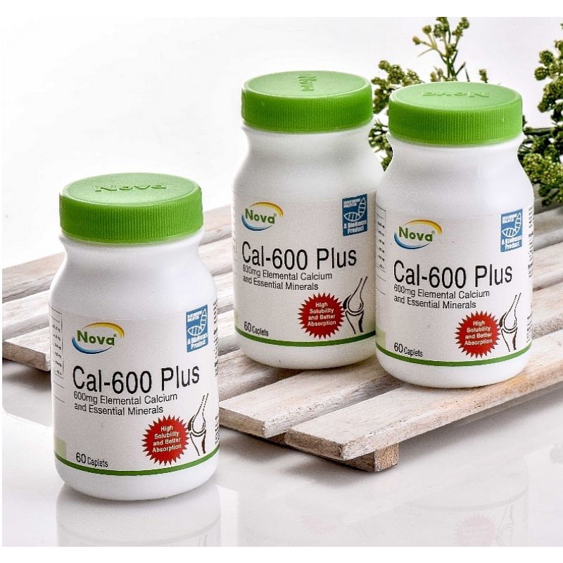 Calcium-600 Plus [60 Caplets] Exp Date: 01/2025 | Shopee Malaysia