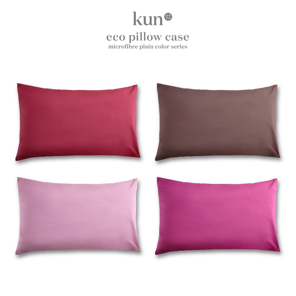 Kun New Colors Premium Series Microfibre Pillowcase / Sarung Bantal (20” x 30”)