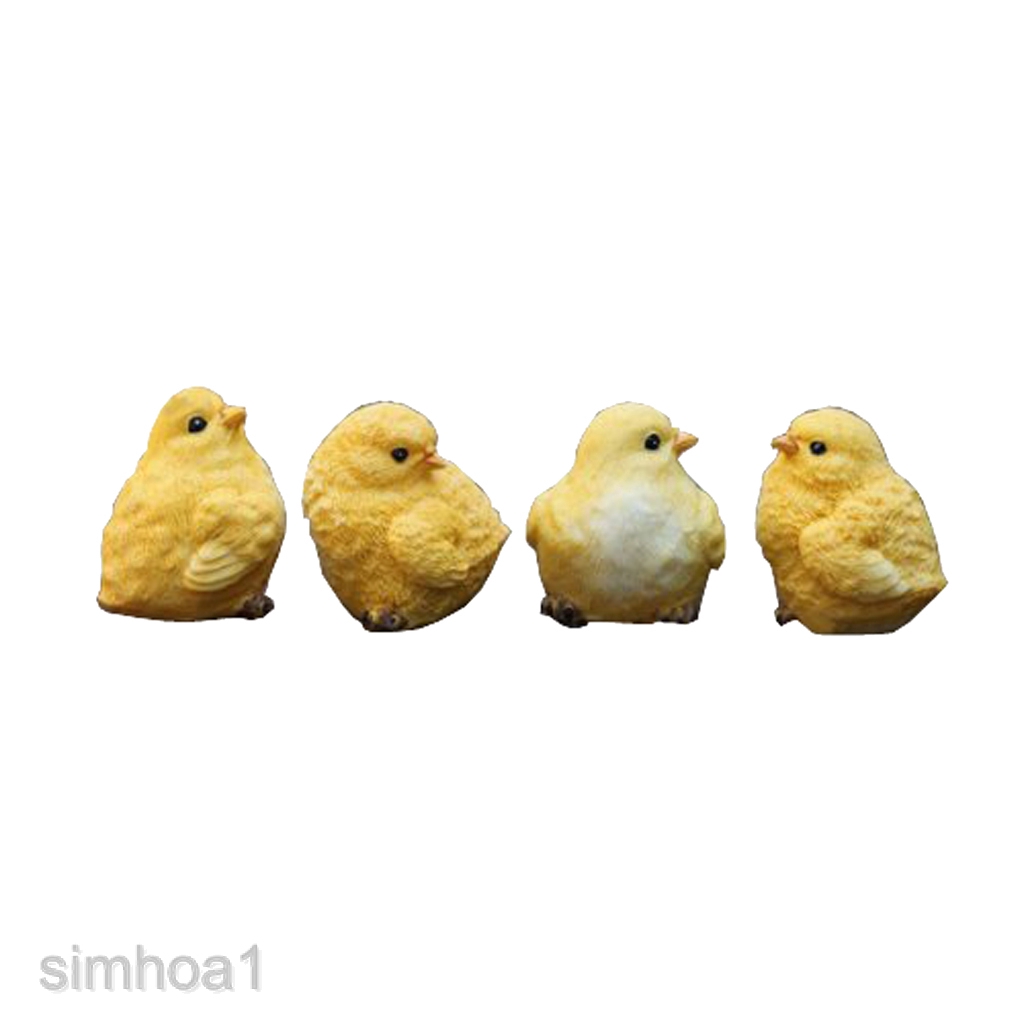 Pack Of 4 Farm Chicken Kitchen Napkin Holder Statue Decorative
