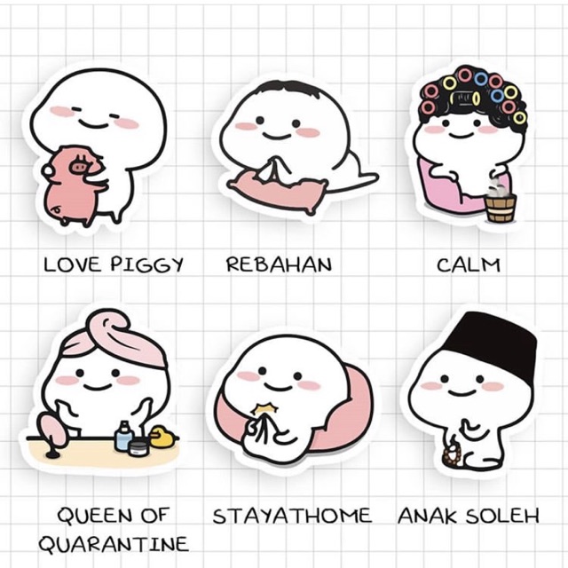 Popsocket Griptok Pentol Quby Cute Many Choices Of Queen Dance Chill Boba Shopee Malaysia
