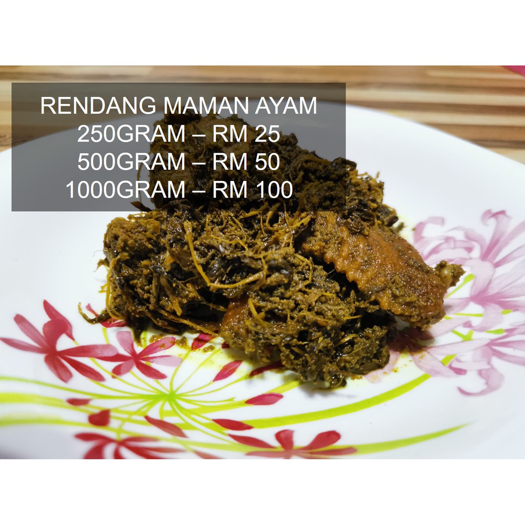Rendang Maman Acu Original Moncheh Gemencheh Shopee Malaysia