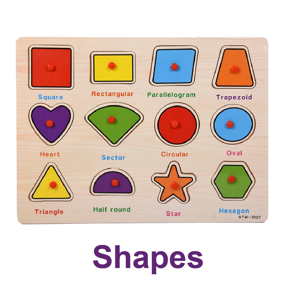 ????Kids Wooden Hand-Grip Puzzle Board 1-6 Years Baby Jigsaw Toy Early  Education Learning Jigsaw Puzzle Knob Puzzle Toys手抓板 | Shopee Malaysia