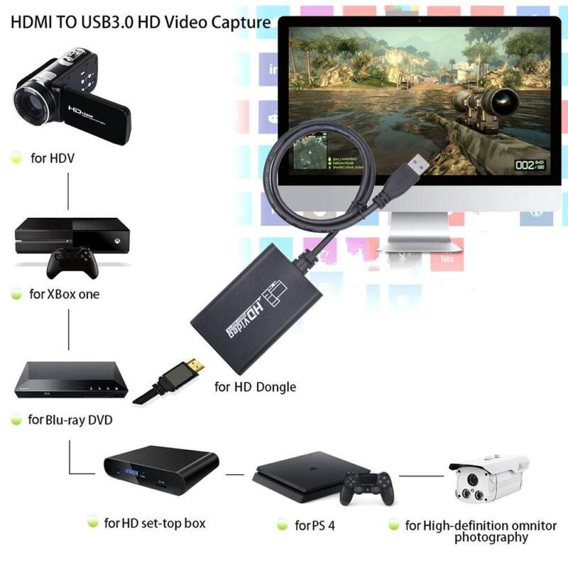 Hdmi To Usb 3 0 Hd 1080p Video Capture Card For Pc Laptop Windows 7 8 10 Mac Ios Shopee Malaysia