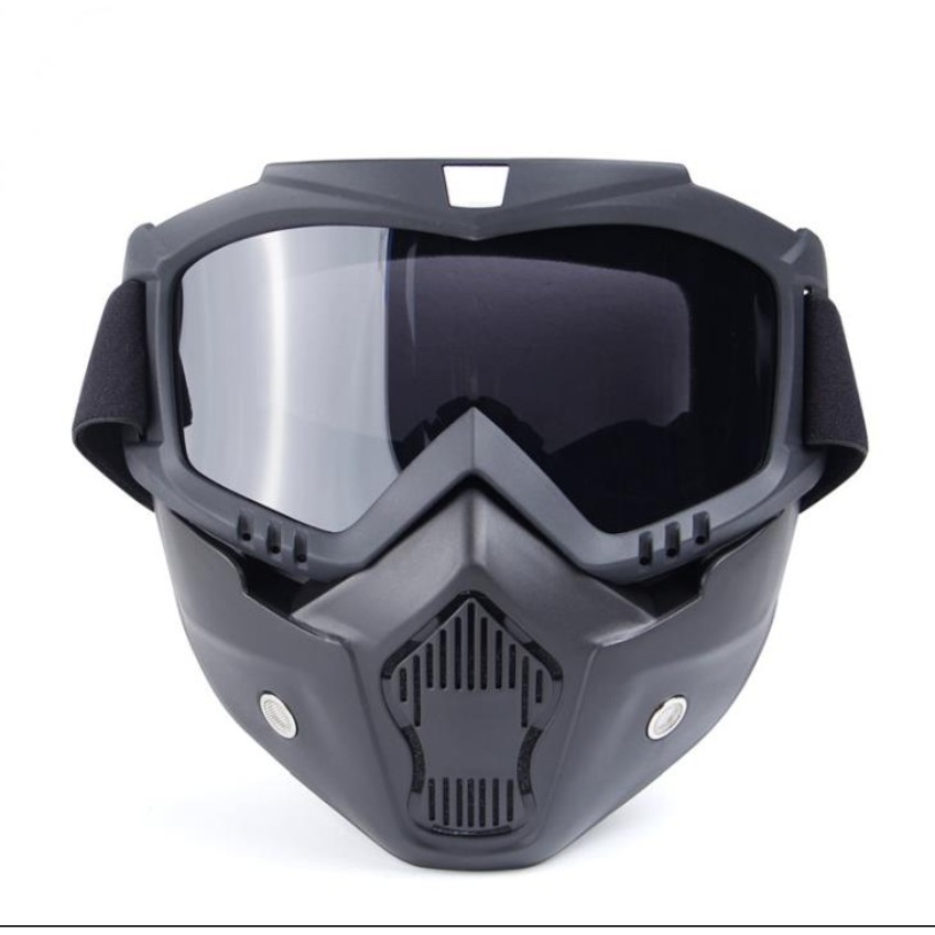 (local) Motorcycle Face Mask Goggles Motor filter anti dust Detachable ...