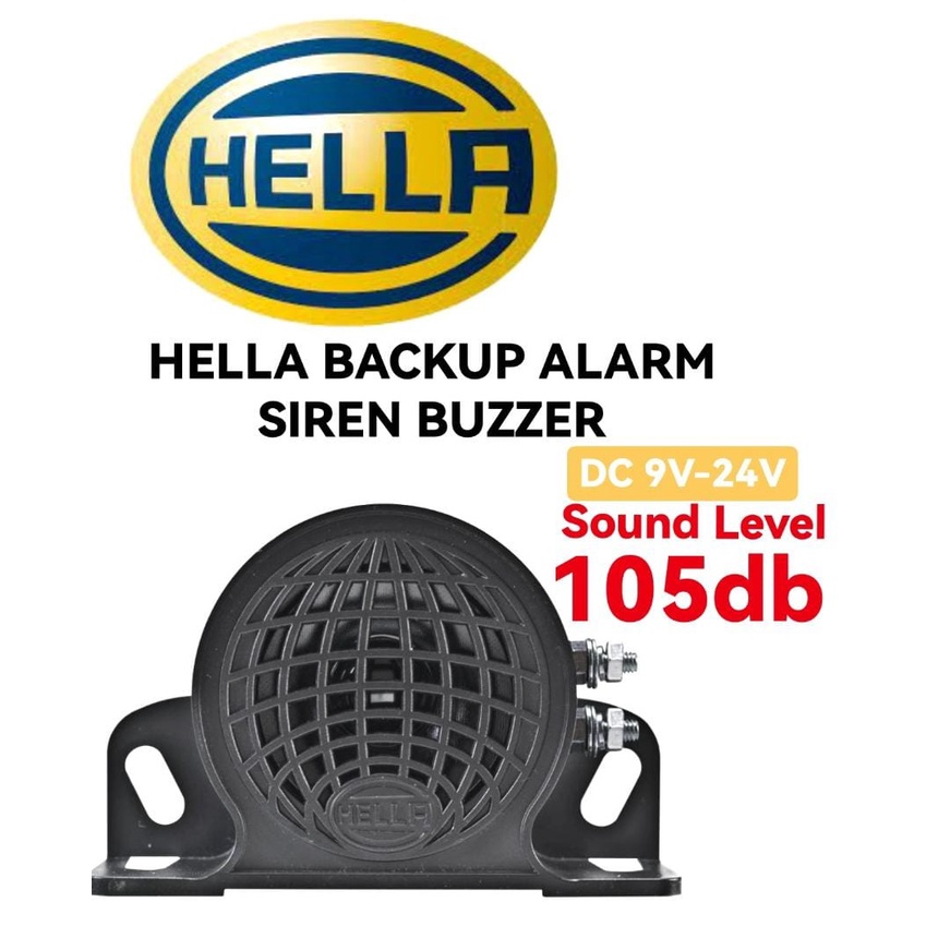 HELLA BACKUP REVERSE ALARM SIREN BUZZER WATERPROOF CAR TRUCK LORRY BUS