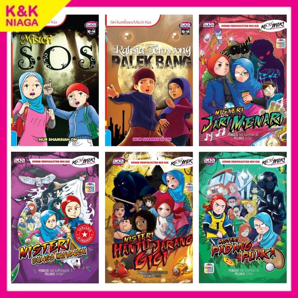 Buku Komik Siri Penyiasatan Mia Kia Komik Penyiasatan Kanak Kanak Buku ...
