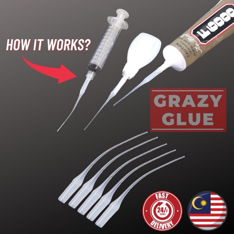 (1pc) Grazy Super Glue Capillary 502 Dropper Nozzle Dispensing Head 502