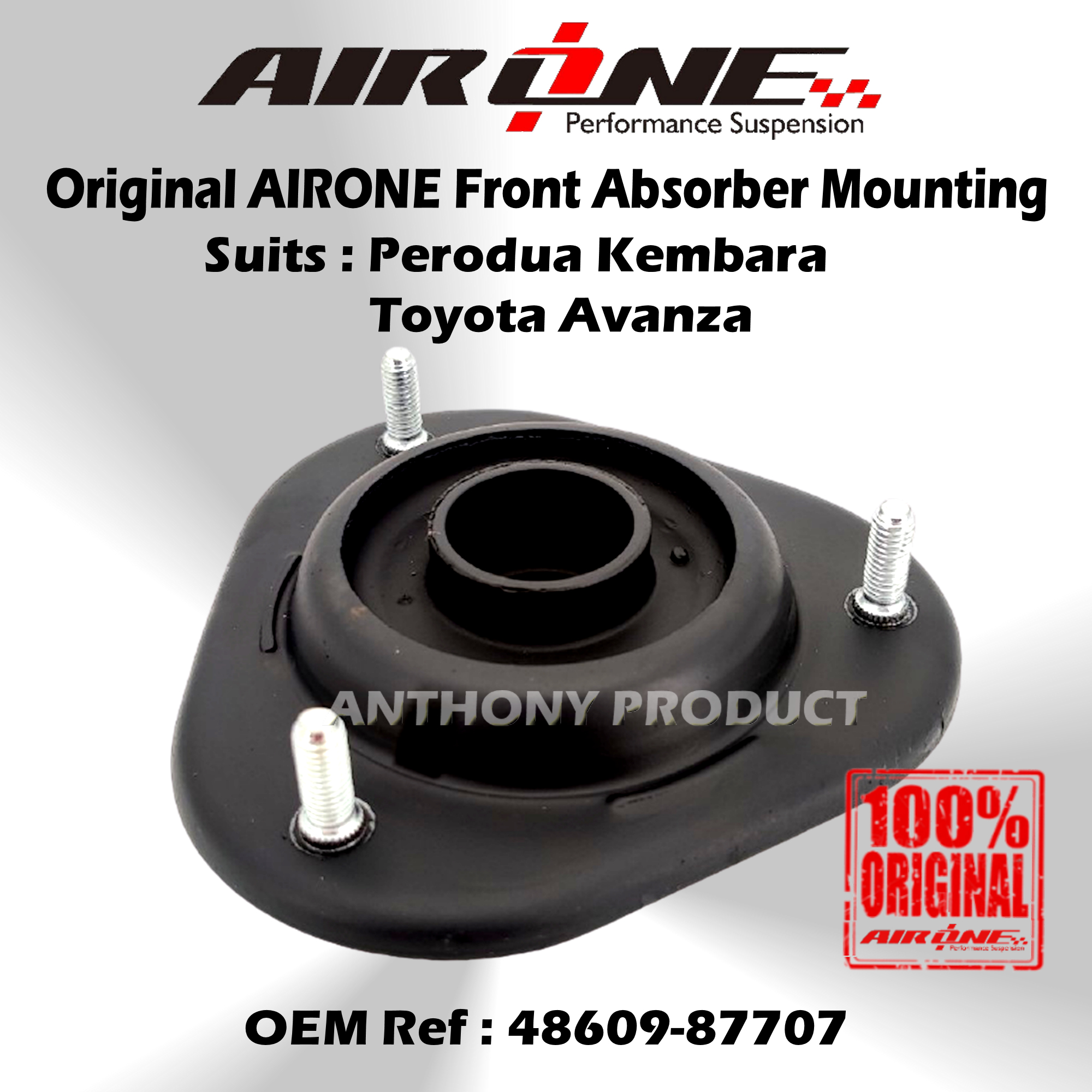 Airone Toyota Avanza 04 11 Perodua Kembara Rush Absorber Mounting Bearing Front Shopee Malaysia