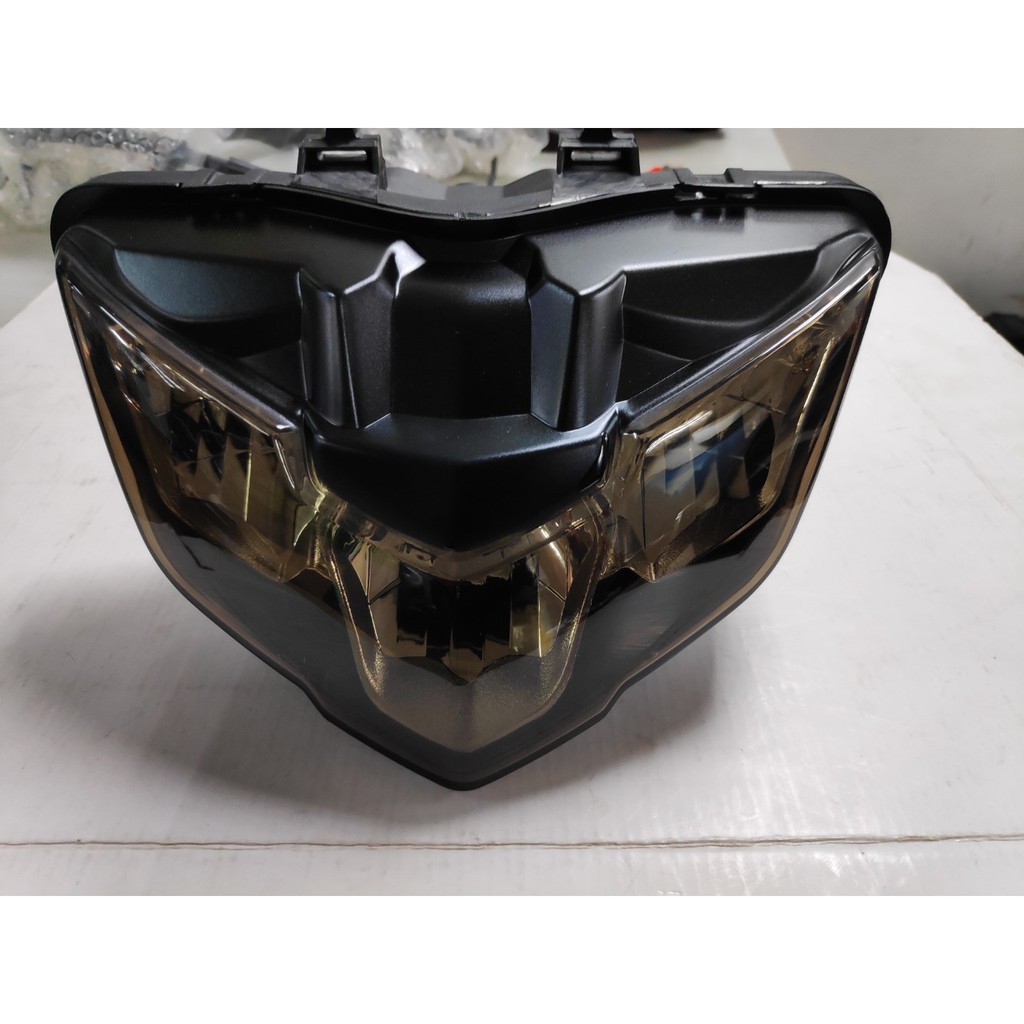 Rapido Yamaha Y15ZR V.2 Headlamp Modify Kit (Black Cover with Smoke Lens)