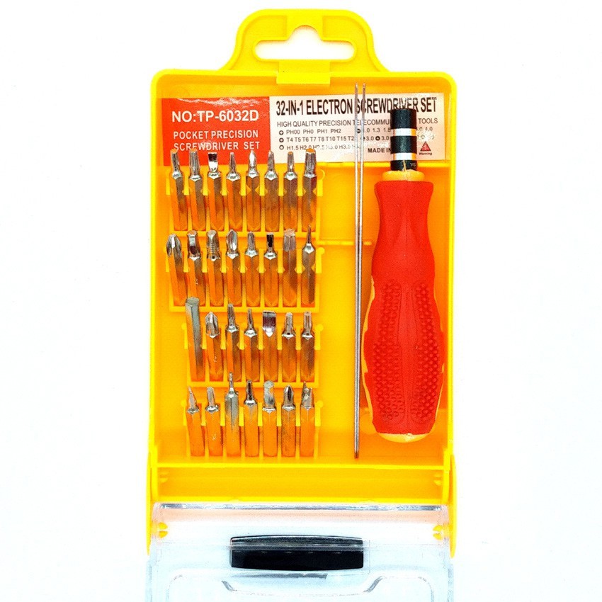 32 in 1 TP6032D Precision Screwdriver Maintenance Tool Set Toolkit Shopee Malaysia