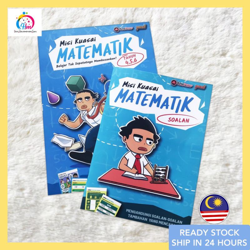 Buku Misi Kuasai Matematik Tahun 4 5 6 Upsr Buku Soalan Misi Kuasai Matematik L Komik Matematik L Nota Matematik Shopee Malaysia