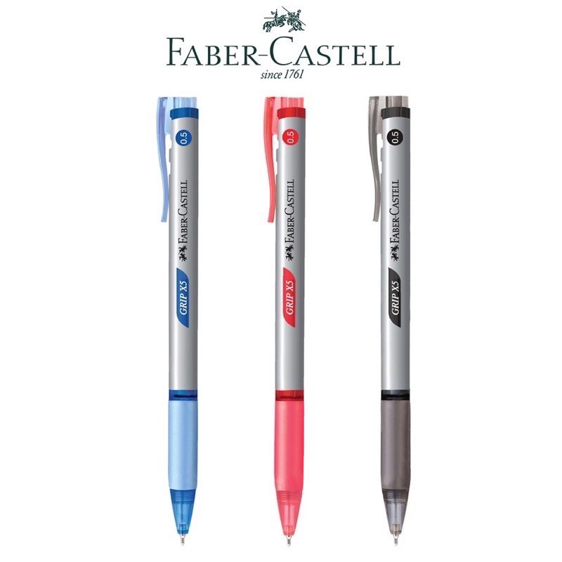 Faber Castell Grip X5 / Grip X7 Ball Pen 0.5mm / 0.7mm Shopee Malaysia