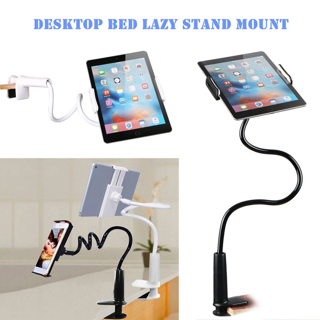 Phone Holder 360 Rotating Flexible Long Arm Lazy Phone Holder Clamp Bed Tablet Yikobuy