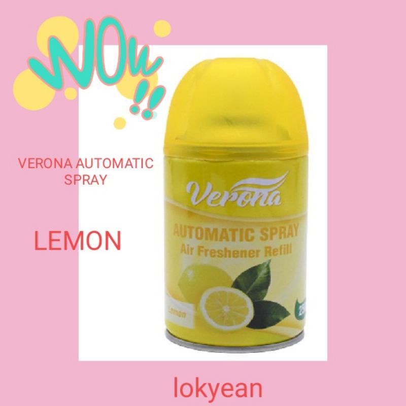Verona Automatic Spray Air Freshener Refill / Pewangi Semburan (250ml) Shopee Malaysia