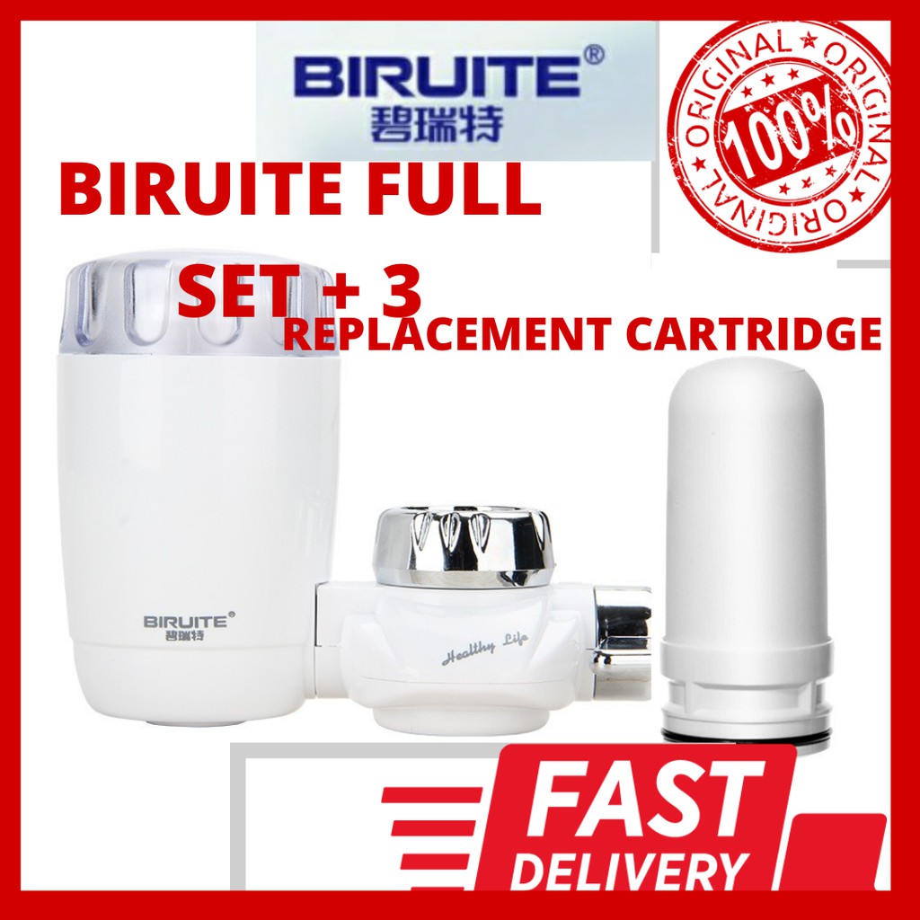 BIRUITE Mini Tap Water Purifier Kitchen Faucet Filter Kitchen Full Replacement Pengganti Penapis Air 碧瑞特净水器