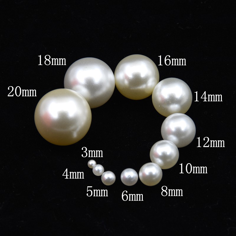 50PCS gray  ABS 8mm Pearl spacer beads Craft/wedding Decoration DIY