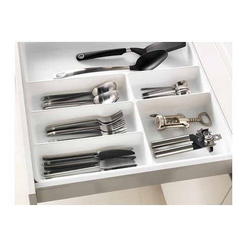 Ikea Stodja Untensil Tray Cutlery Tray White Shopee Malaysia