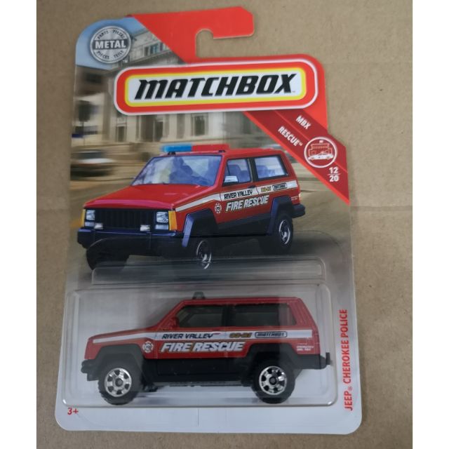 matchbox jeep cherokee police