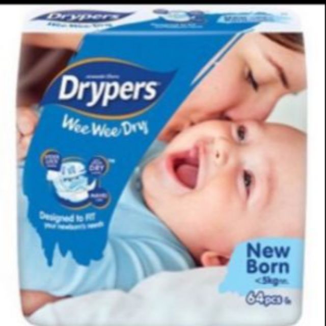 drypers wee wee dry newborn