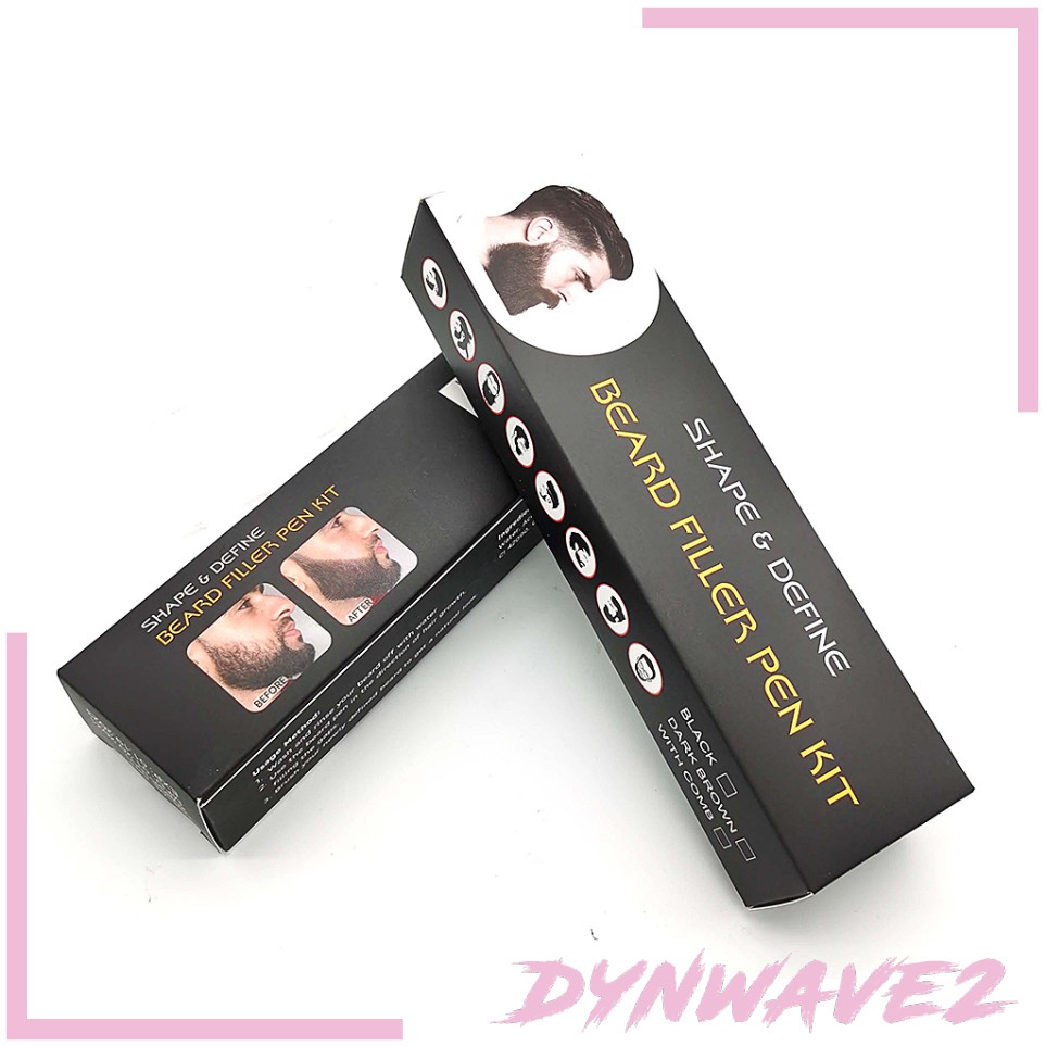  DYNWAVE2 2 In 1 Hair Beard Filler Pen Pencil Sharpen Define Patchy Beards Black New Shopee 