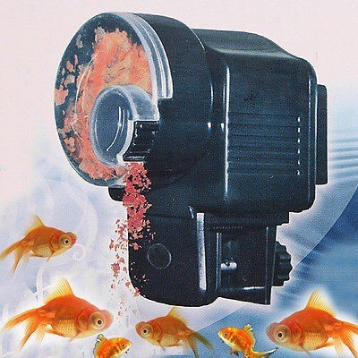 Automatic Fish Goldfish Food Feeder Pond Aquarium Tank Auto