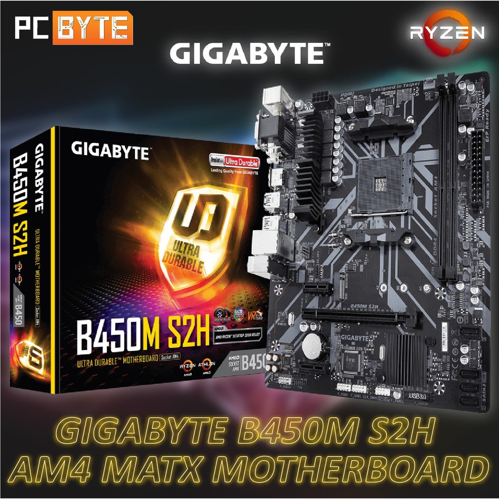 Gigabyte b450m s2h не запускается ryzen 5 3600