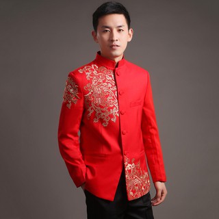 traditional chinese male wedding clothing